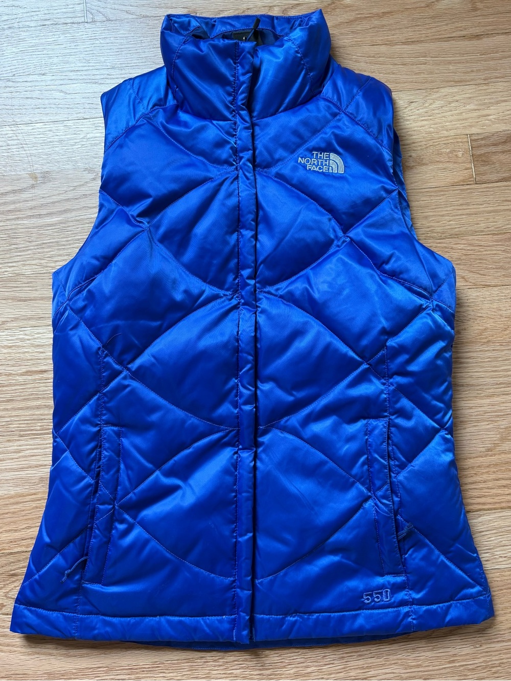 The North Face 550 Down Puffer Vest Blue Women’s XS